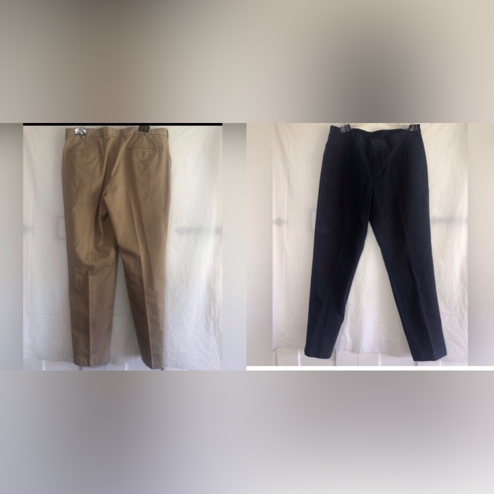 Brooks Brothers chino pants x2 Tan & Blue men’s 40x34